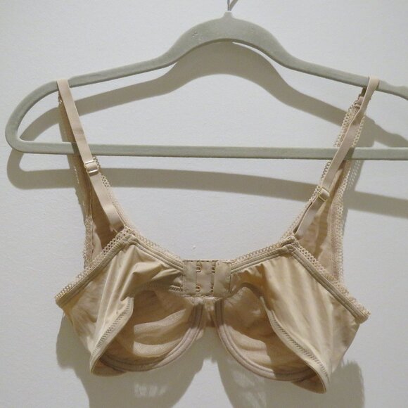 NATORI Revive Full Fit Underwire Bra in Cafe Lace Semi Sheer - Size 34B - Picture 7 of 11